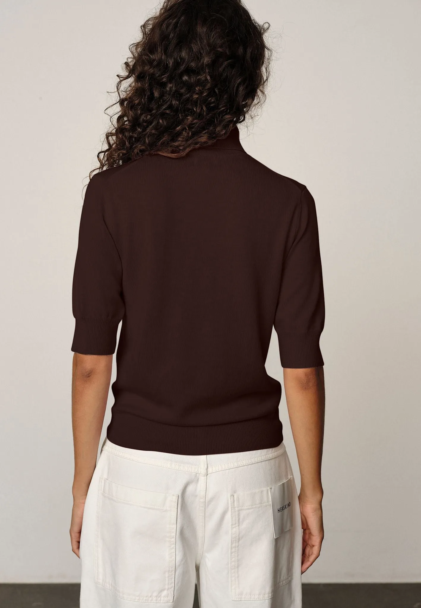 Perry Knit Blouse - Mahogany sold by Birgitte Herskind product image thumbnail 5