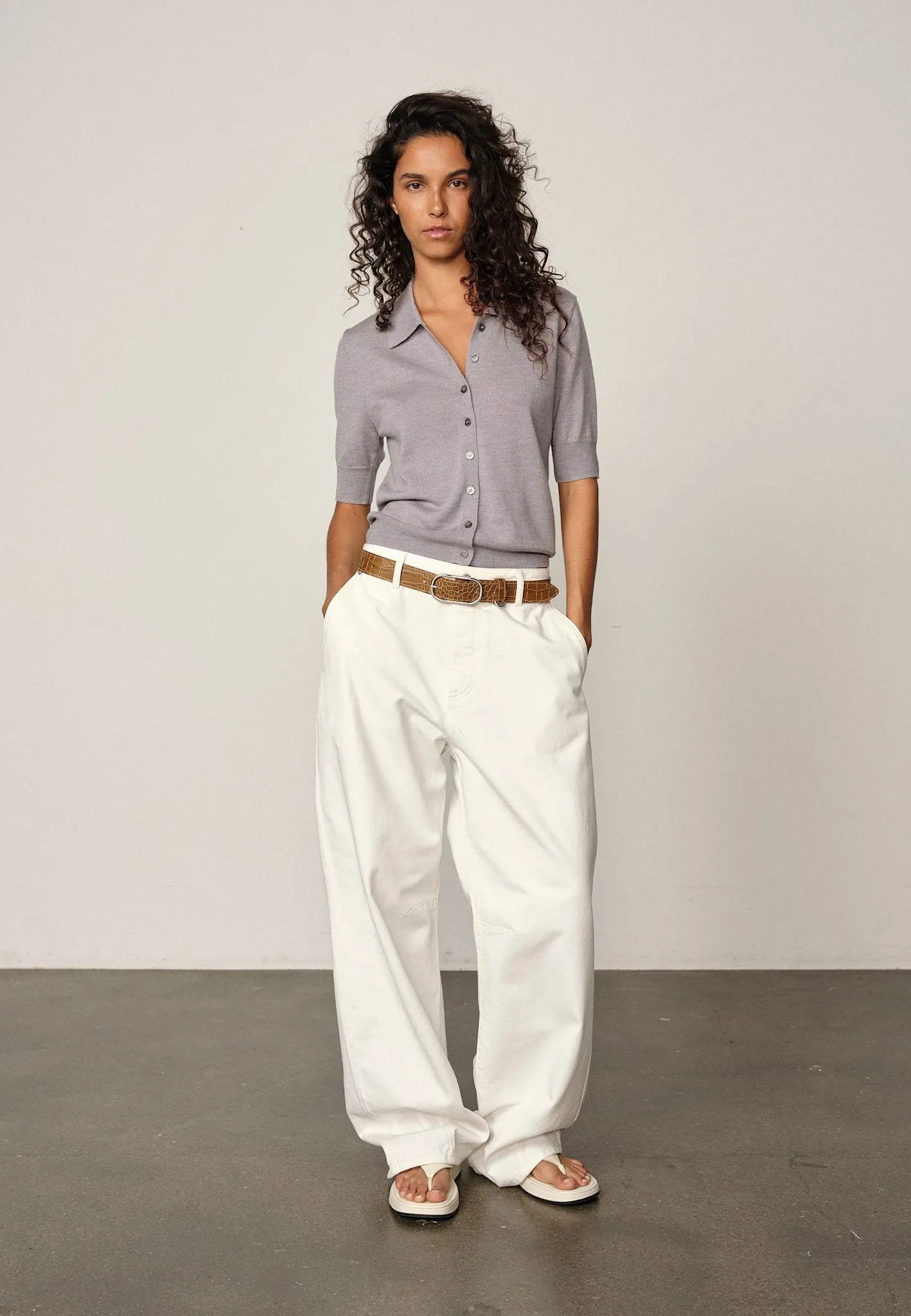 Kaspar Knit Cardigan - Ligth Grey sold by Birgitte Herskind product image thumbnail 2