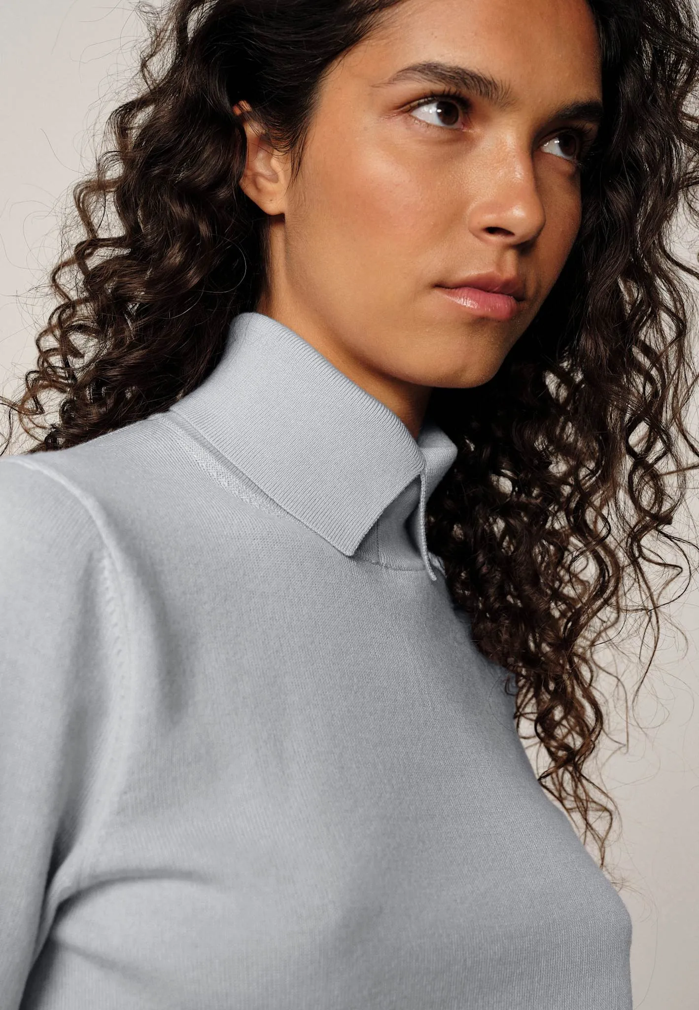 Perry Knit Blouse - Pale Light Blue sold by Birgitte Herskind product image thumbnail 3