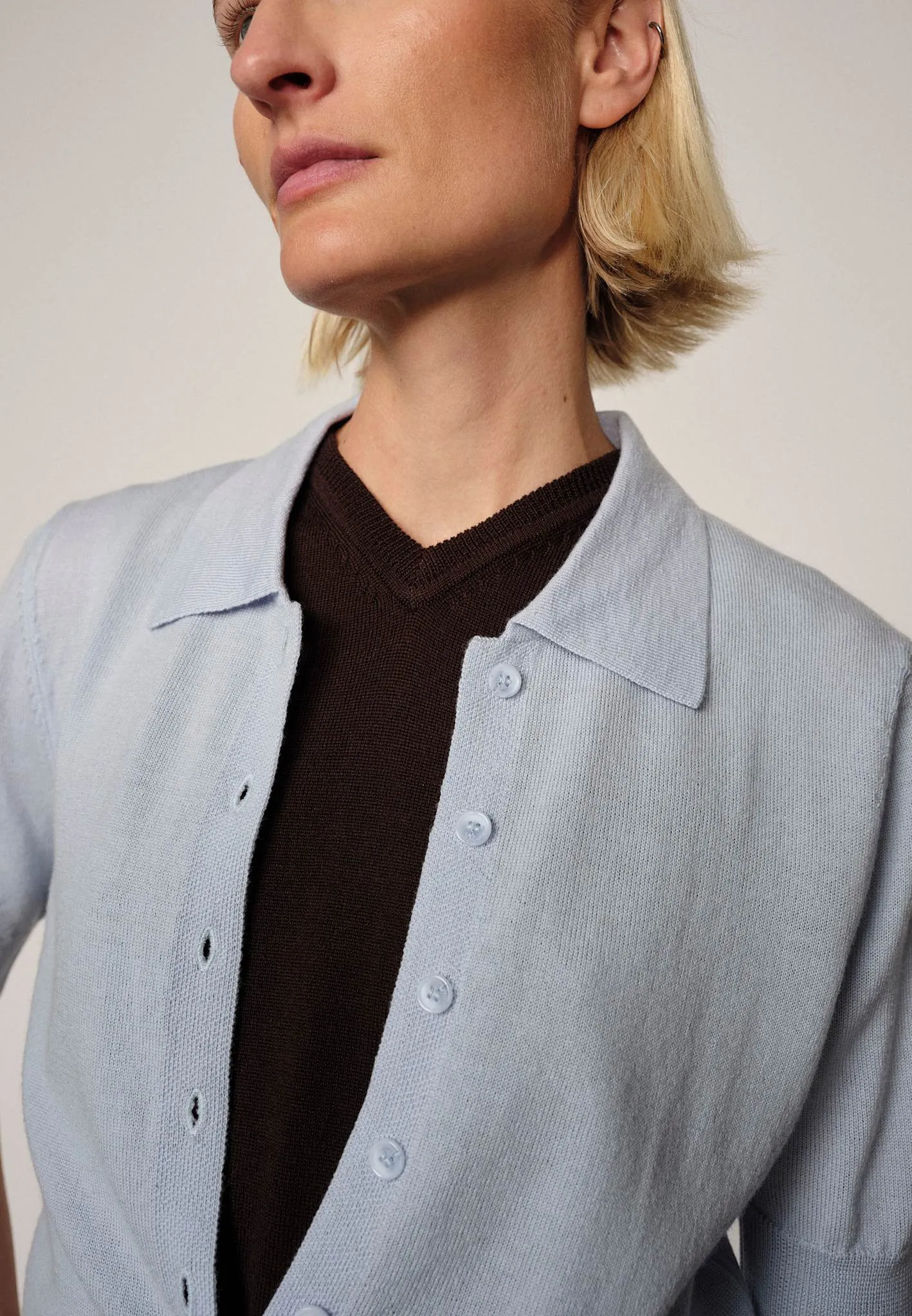 Kaspar Knit Cardigan - Pale Light Blue sold by Birgitte Herskind product image thumbnail 5