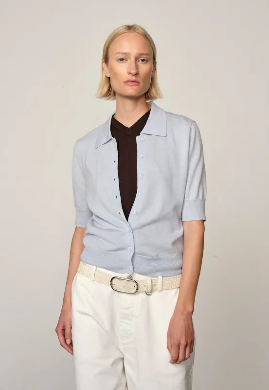 Kaspar Knit Cardigan - Pale Light Blue sold by Birgitte Herskind