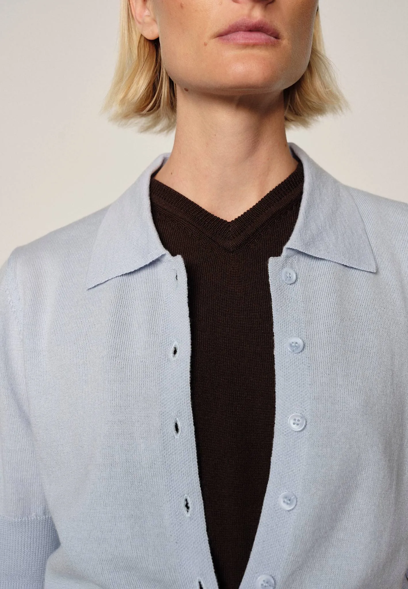 Kaspar Knit Cardigan - Pale Light Blue sold by Birgitte Herskind product image thumbnail 3