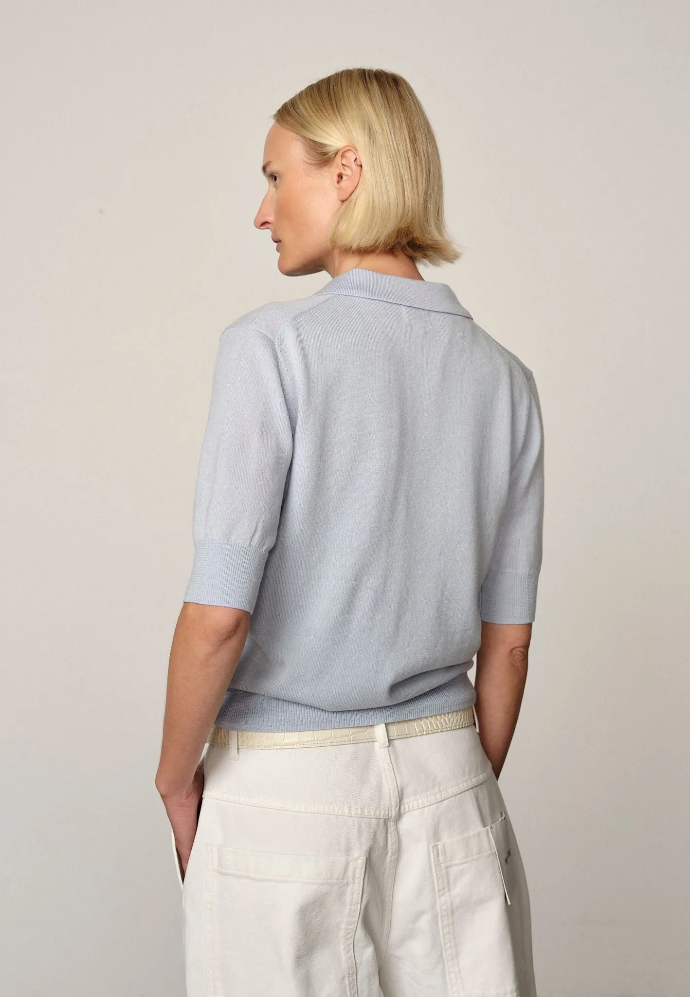 Kaspar Knit Cardigan - Pale Light Blue sold by Birgitte Herskind product image thumbnail 4