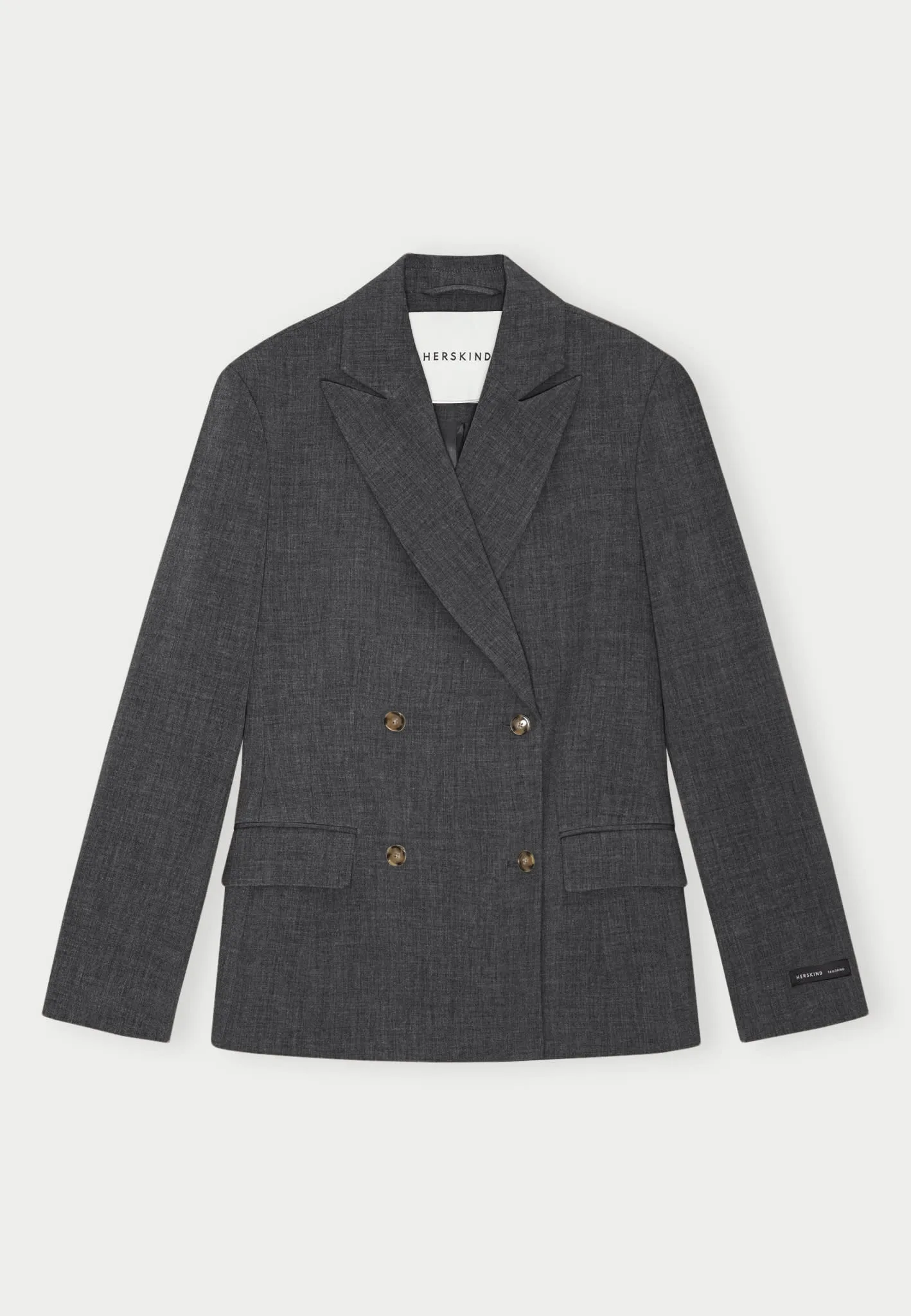 Laila Fittet Blazer - Dark Grey sold by Birgitte Herskind