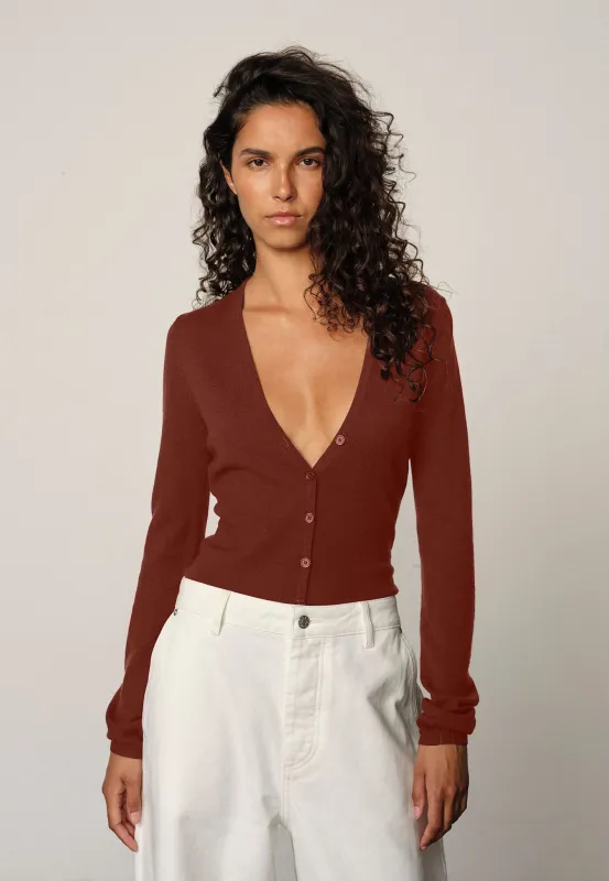 Gigi Knit Bodystocking - Marron sold by Birgitte Herskind