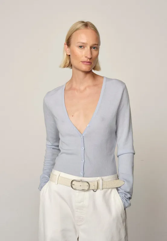 Gigi Knit Bodystocking - Pale Light Blue sold by Birgitte Herskind