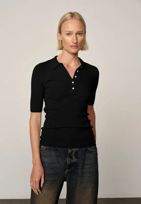 Cyenna Knit Blouse - Black sold by Birgitte Herskind
