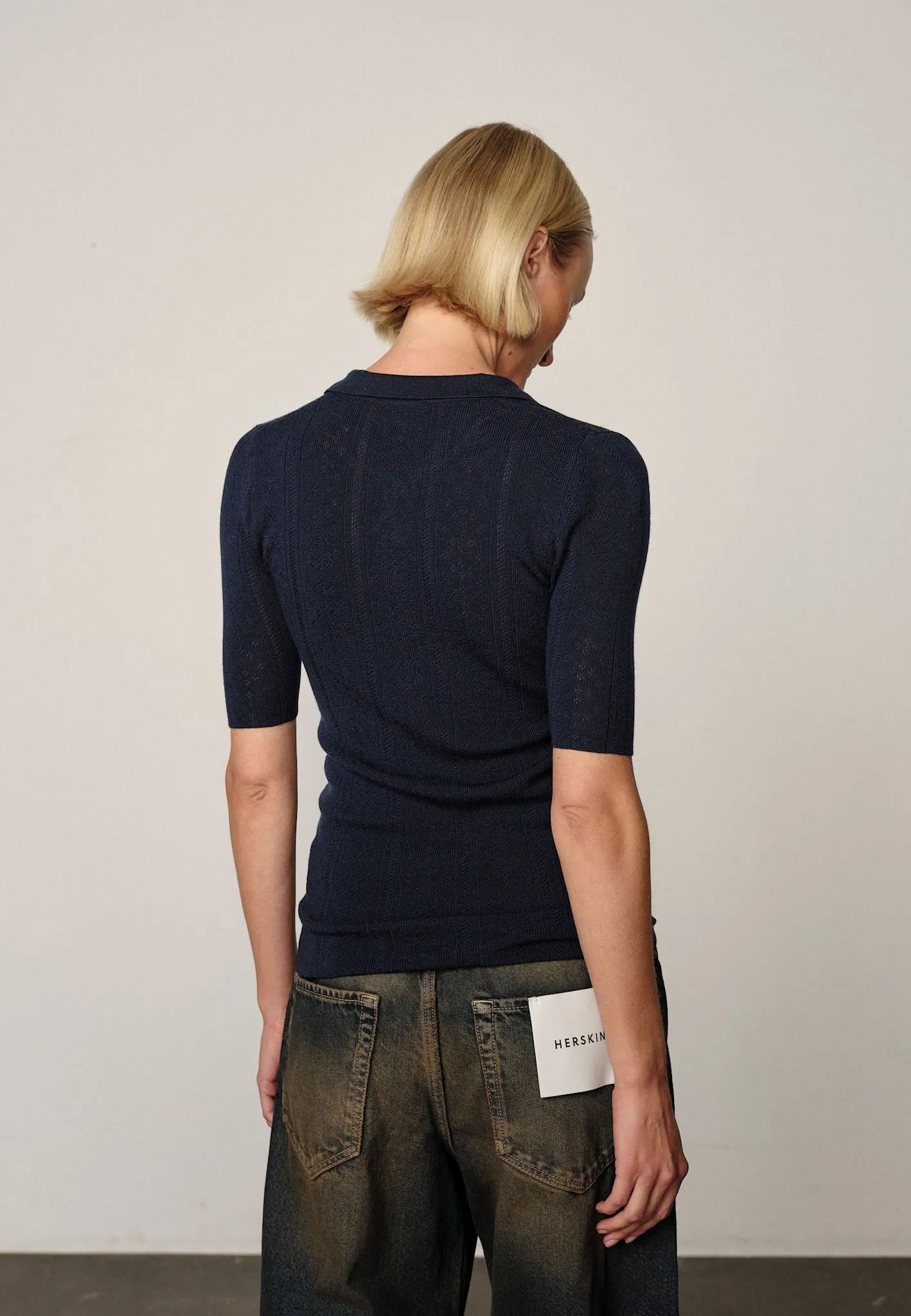 Cyenna Knit Blouse - Navy sold by Birgitte Herskind product image thumbnail 4