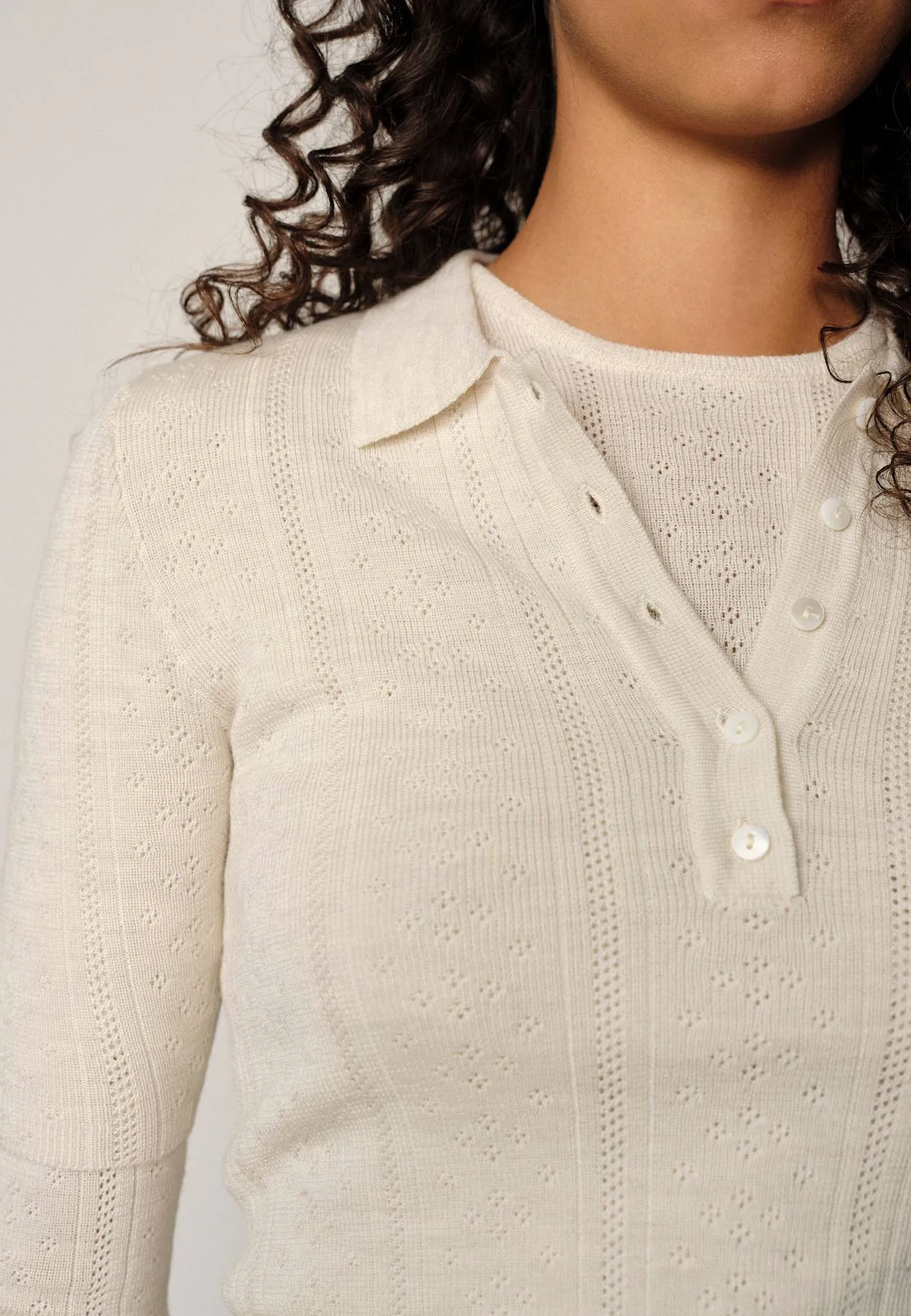 Cyenna Knit Blouse - Off White sold by Birgitte Herskind product image thumbnail 2