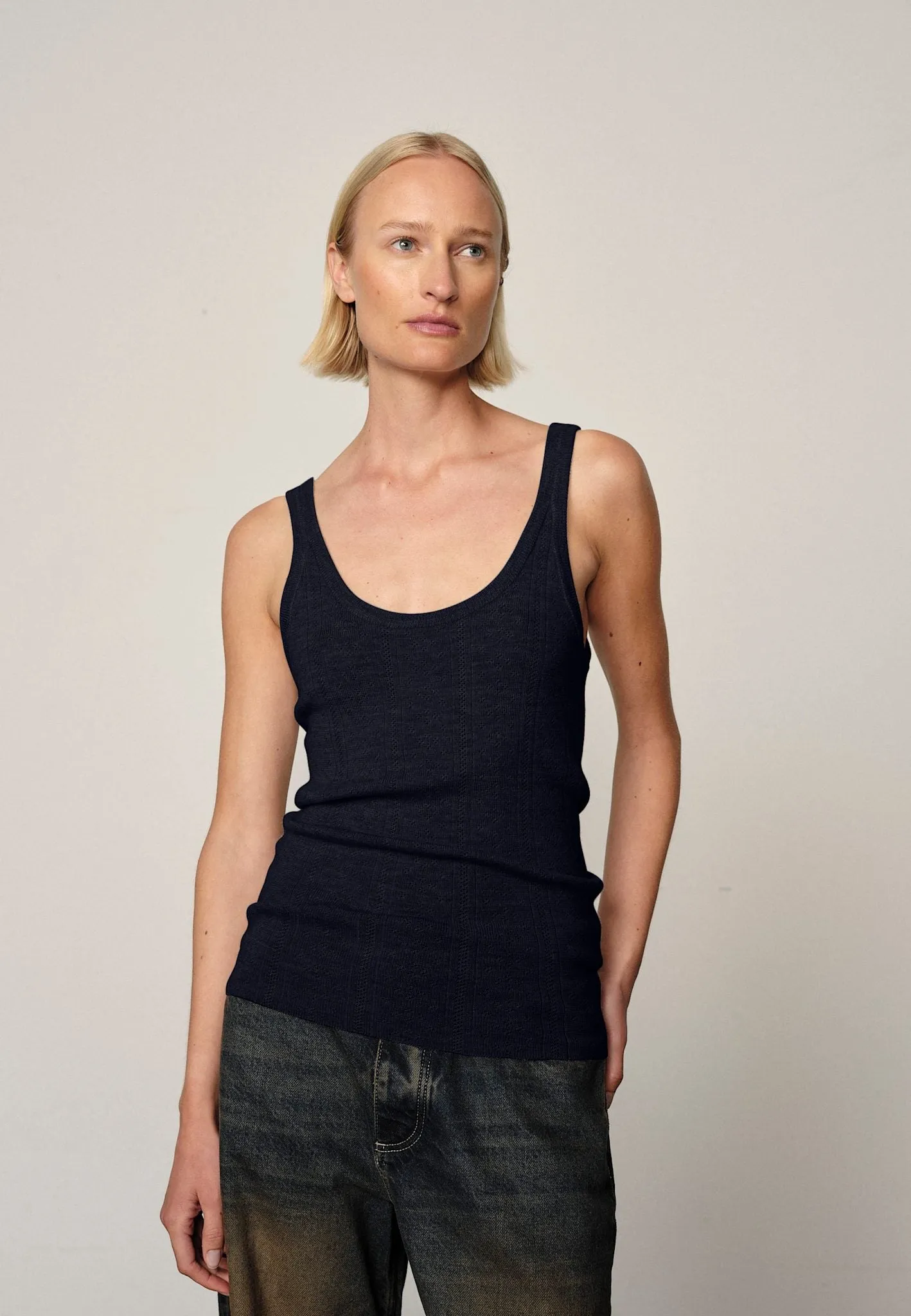 Hedra Knit Top - Navy sold by Birgitte Herskind product image thumbnail 5