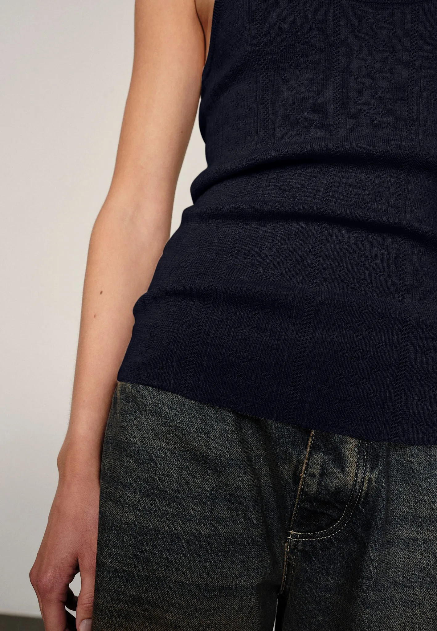 Hedra Knit Top - Navy sold by Birgitte Herskind product image thumbnail 4
