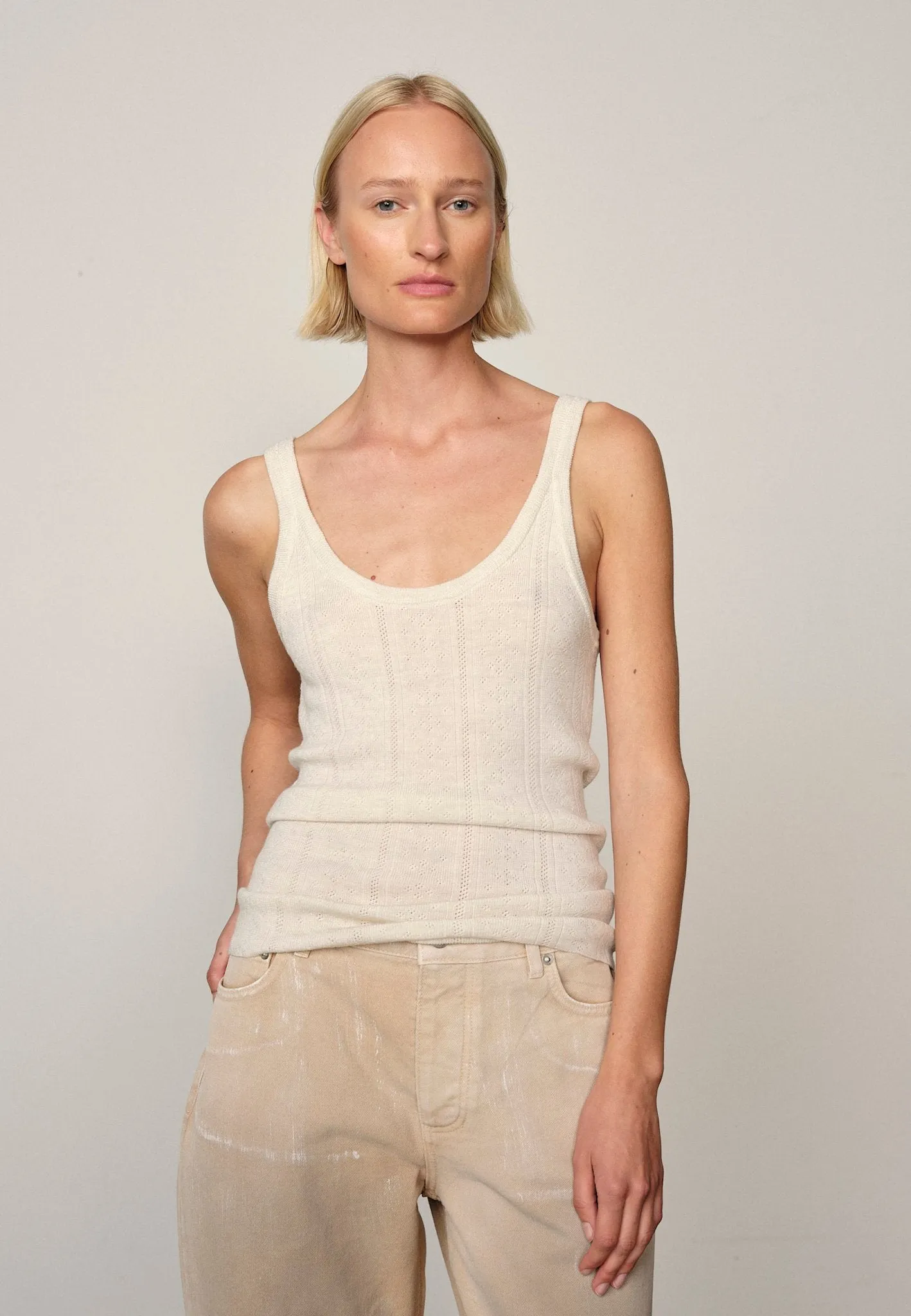 Hedra Knit Top - Off White sold by Birgitte Herskind product image thumbnail 2