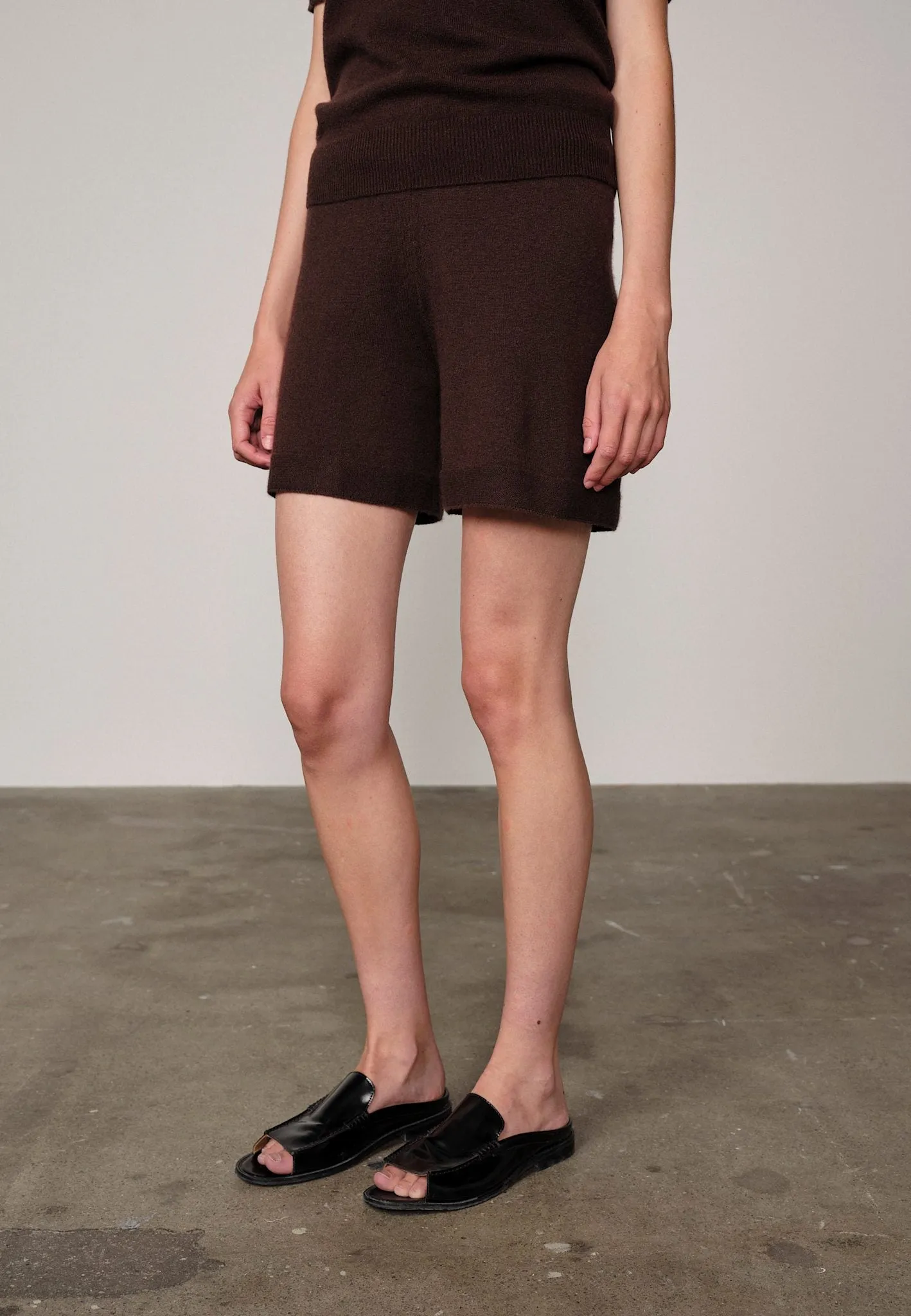 Bogart Knit Shorts - Java Brown sold by Birgitte Herskind