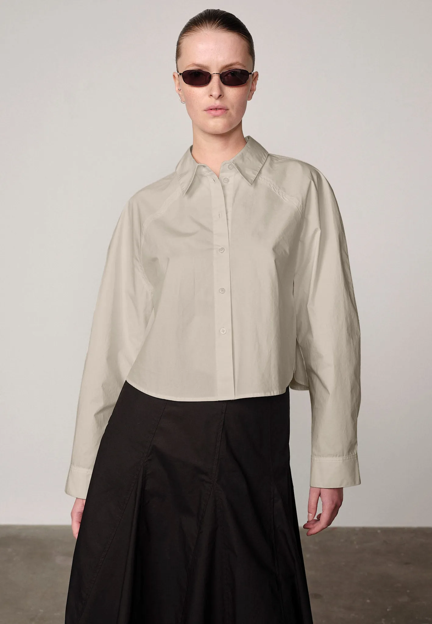 Elsie Shirt - Oyster White sold by Birgitte Herskind