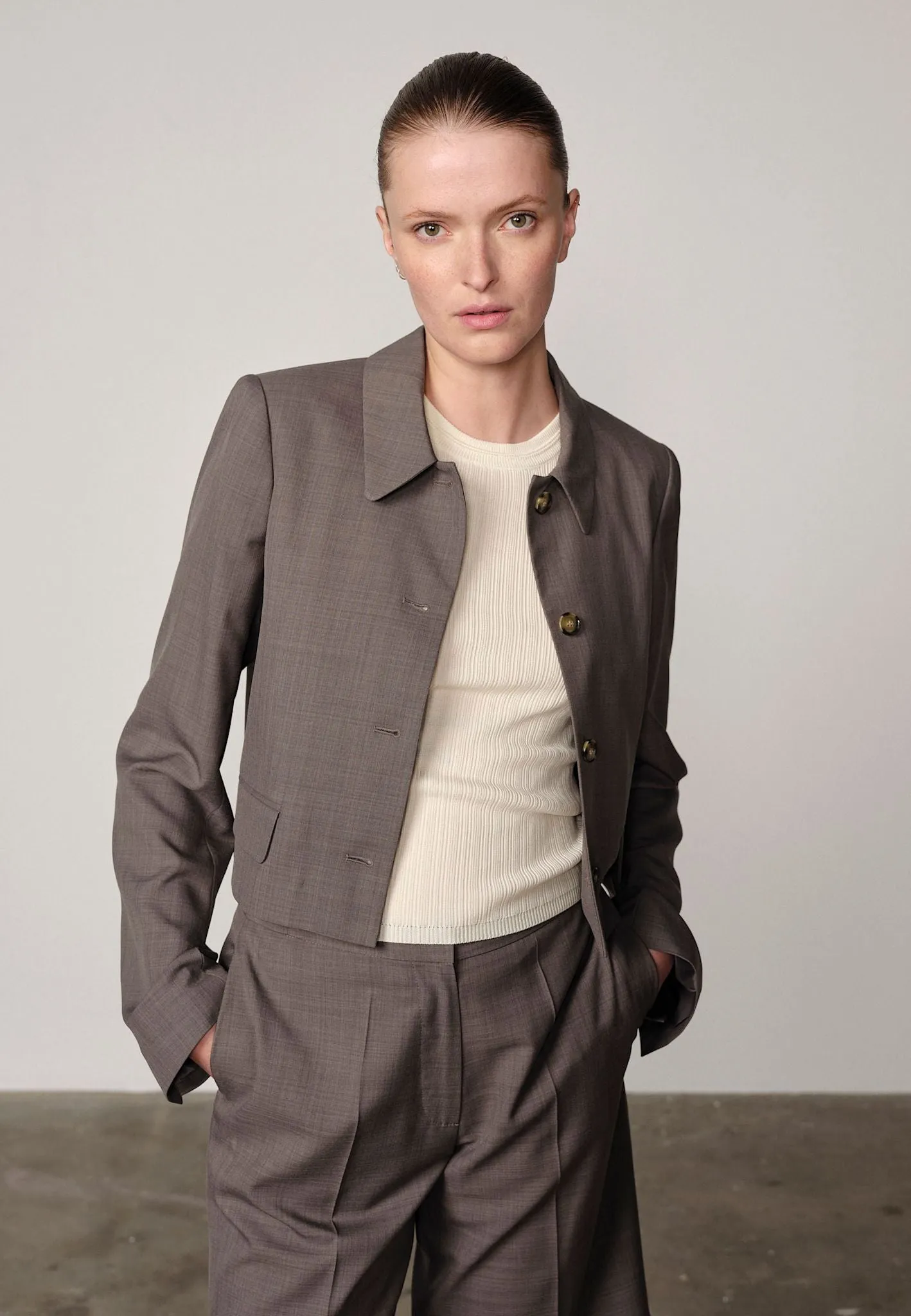 Baron Fittet Jacket - Grey sold by Birgitte Herskind product image thumbnail 5