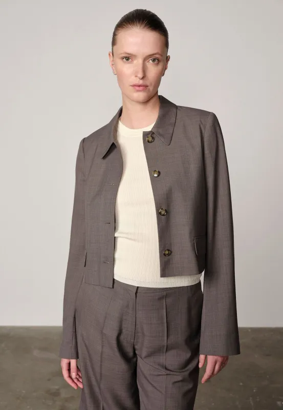 Baron Fittet Jacket - Grey made by Birgitte Herskind