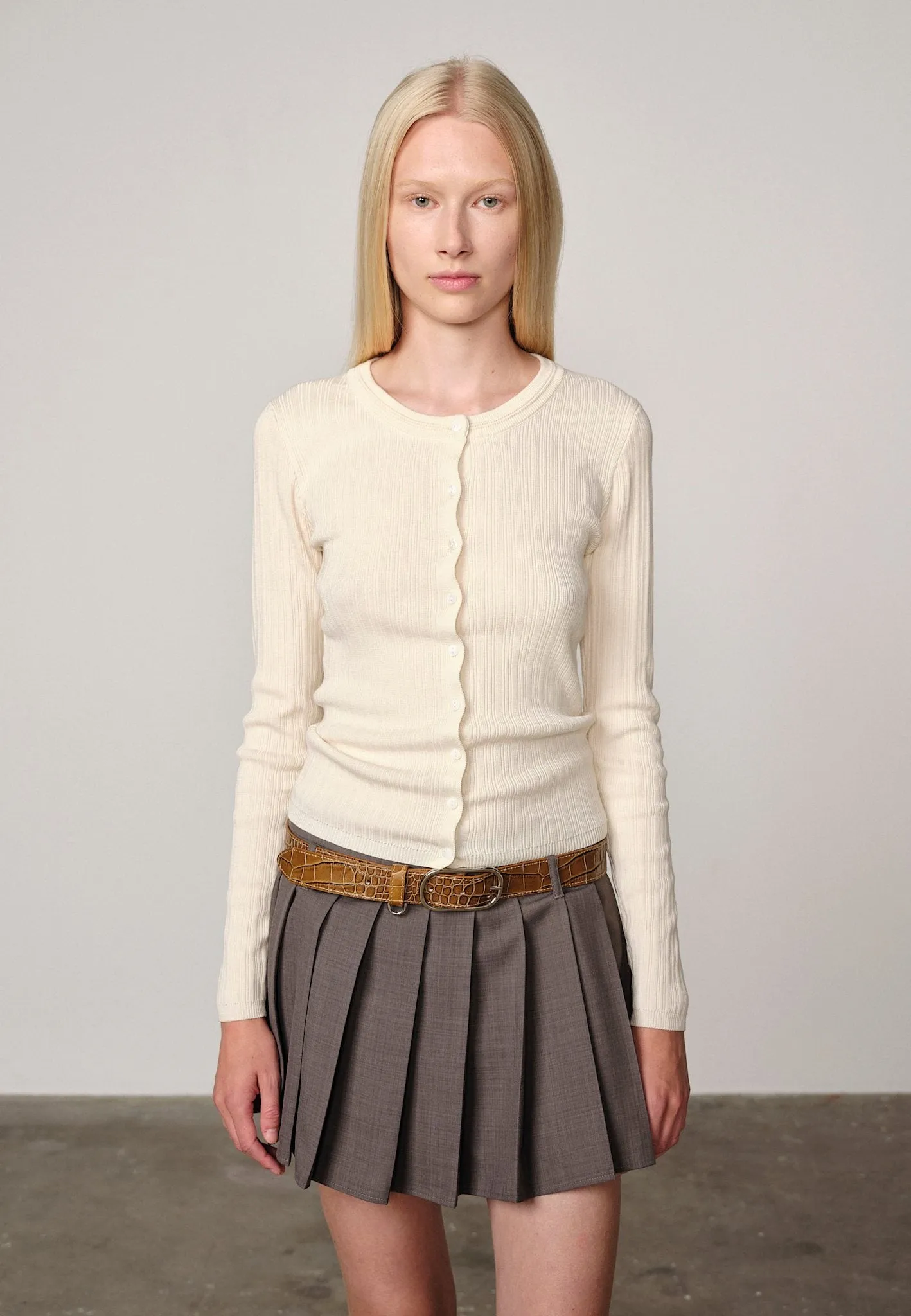 Silvia low waist Skirt - Grey sold by Birgitte Herskind product image thumbnail 5