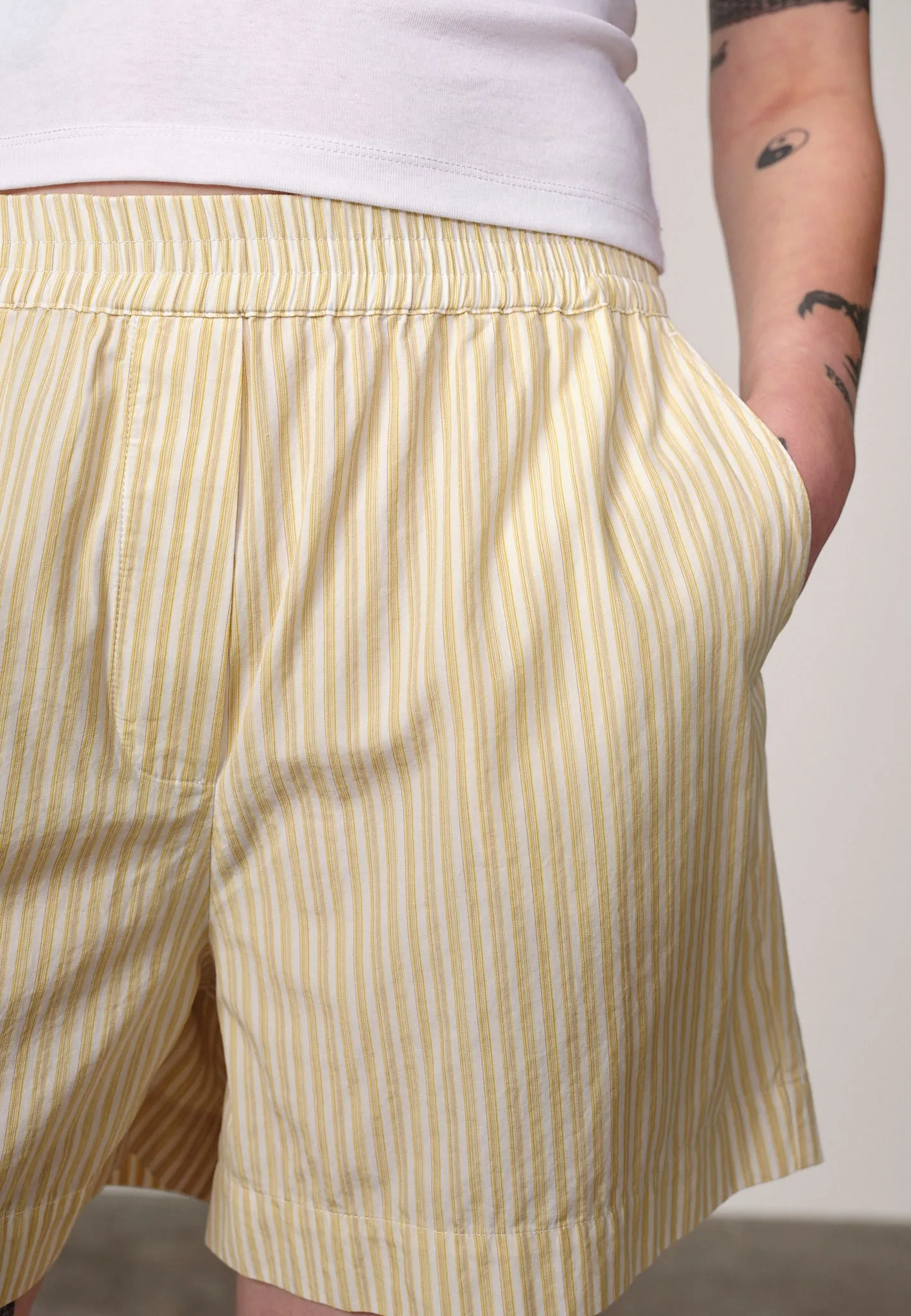 Alma Shorts - Yellow Stripe sold by Birgitte Herskind product image thumbnail 2