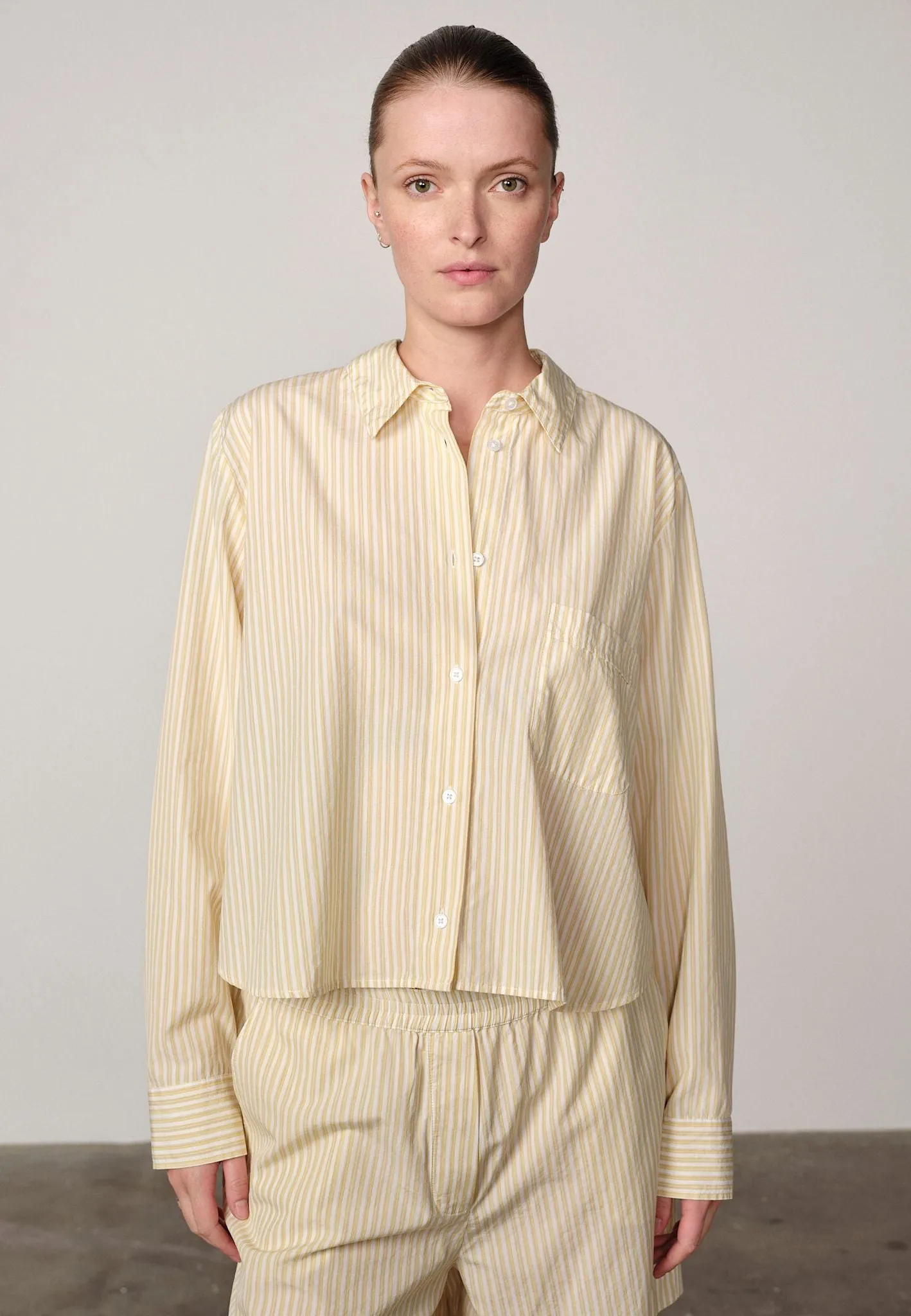 Alma Shorts - Yellow Stripe sold by Birgitte Herskind product image thumbnail 4