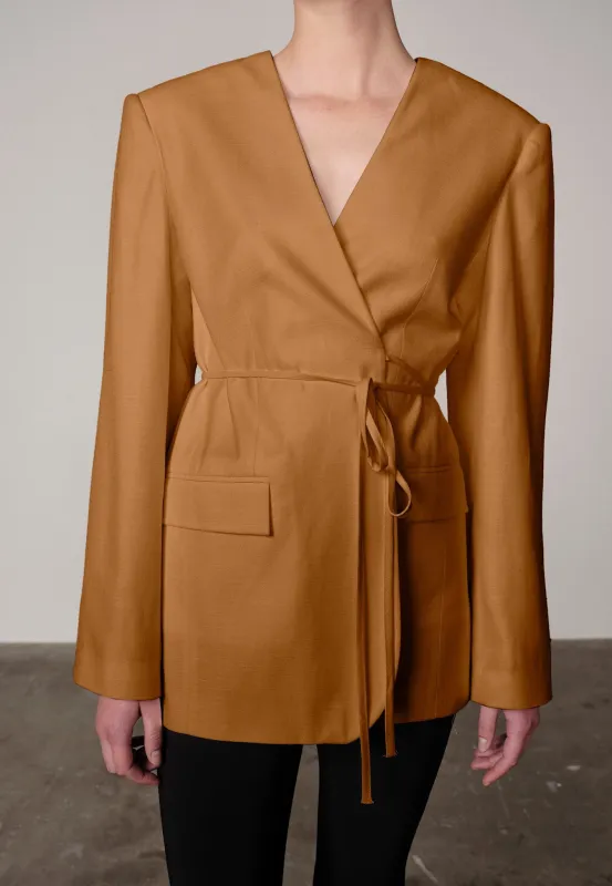 Indiana Oversized Blazer - Toffee made by Birgitte Herskind