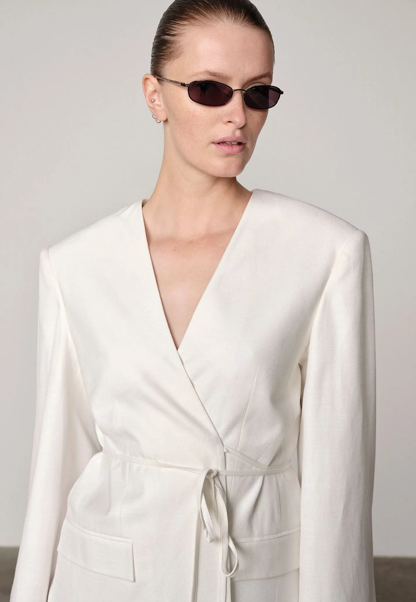 Indiana Oversized Blazer - White sold by Birgitte Herskind product image thumbnail 5