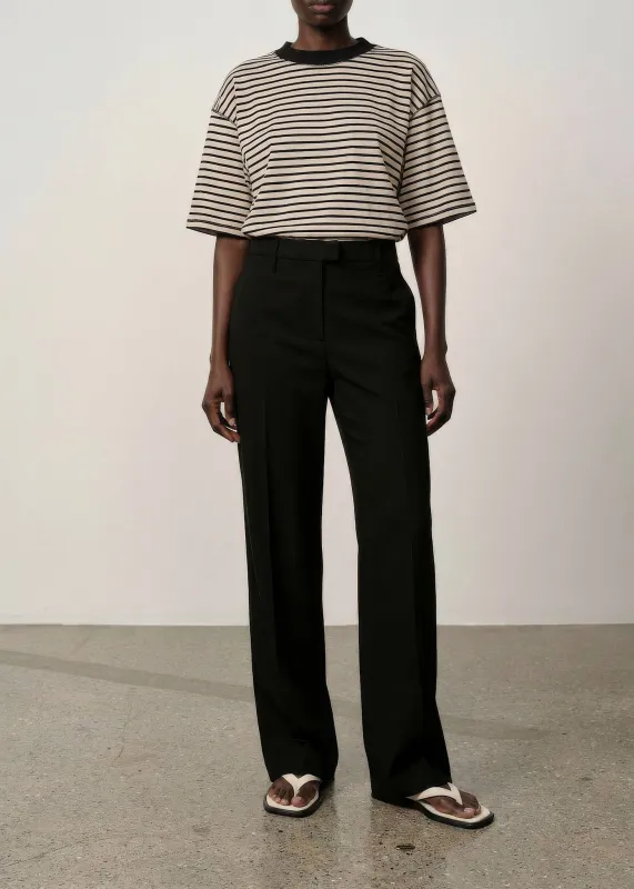 Ivano Mid Waist Pants - Black made by Birgitte Herskind