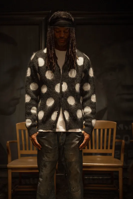 MADE WORN POLKADOT CARDIGAN sold by MadeWorn