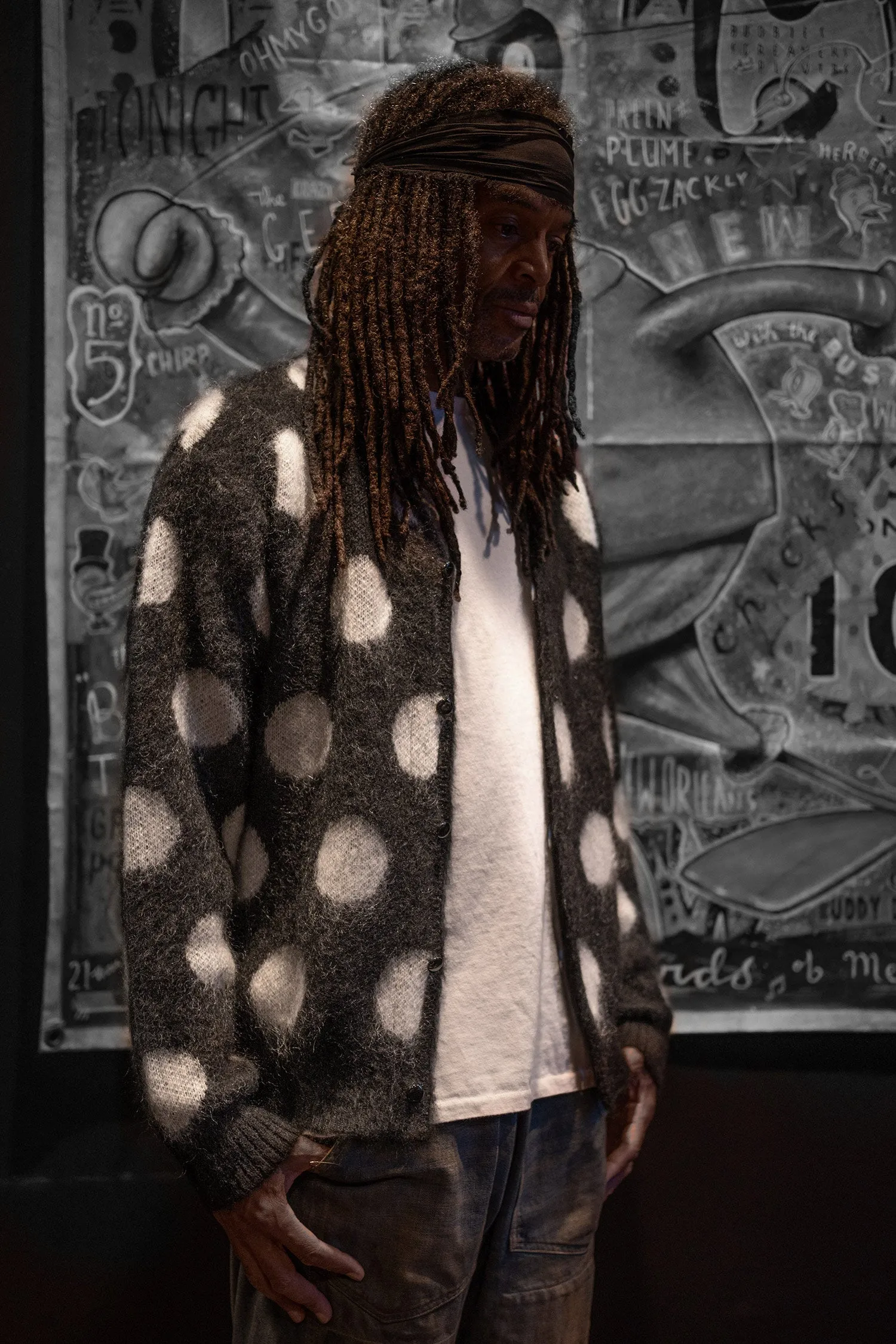 MADE WORN POLKADOT CARDIGAN sold by MadeWorn product image thumbnail 5