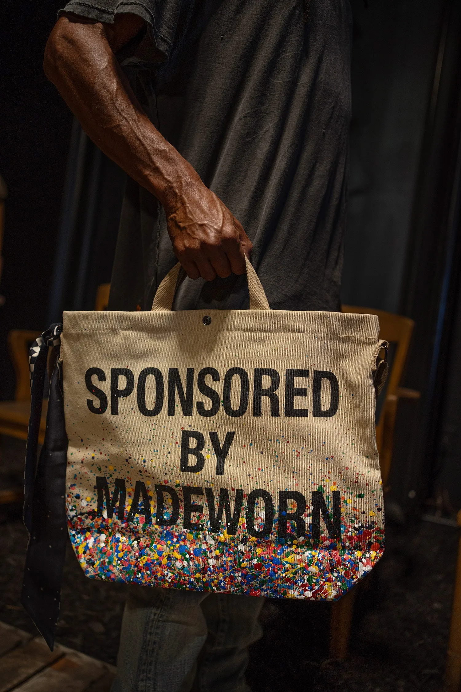 MADE WORN "ARTIST" CANVAS BAG sold by MadeWorn product image thumbnail 2