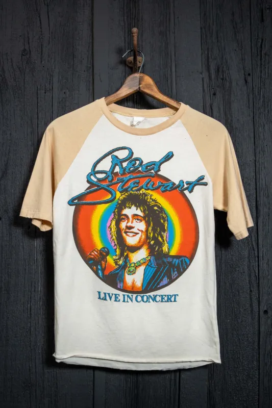 ROD STEWART LIVE IN CONCERT SHORT SLEEVE RAGLAN sold by MadeWorn