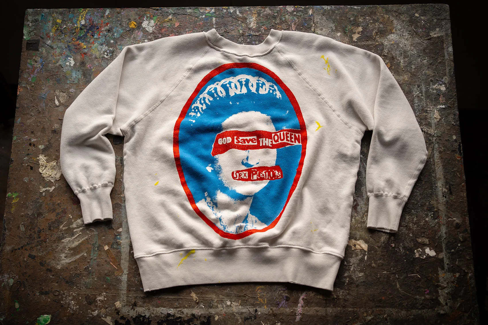 SEX PISTOLS PRETTY VACANT SHRUNKEN SWEATSHIRT sold by MadeWorn product image thumbnail 3