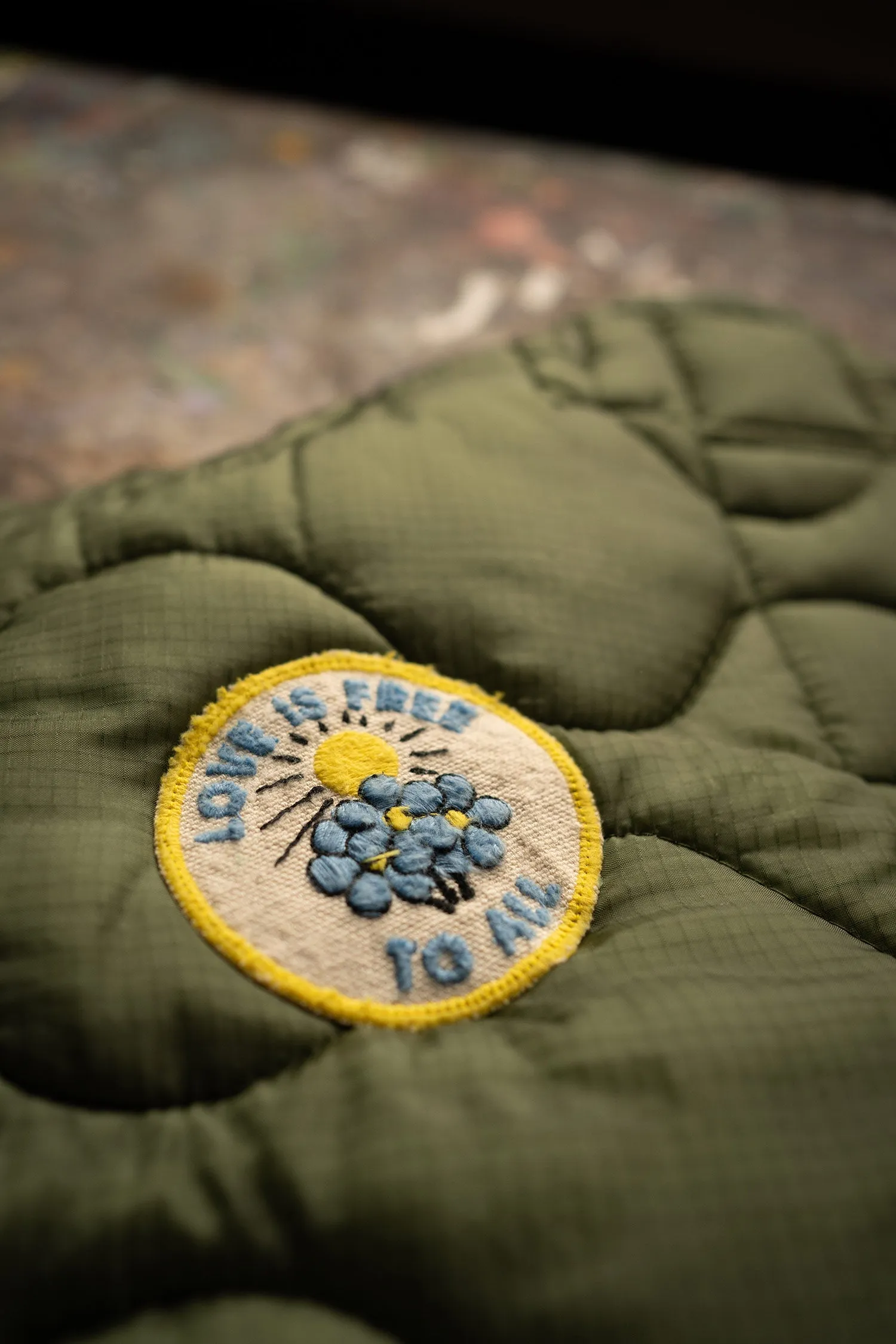 MADE WORN LOVE IS FREE LINER JACKET sold by MadeWorn product image thumbnail 5