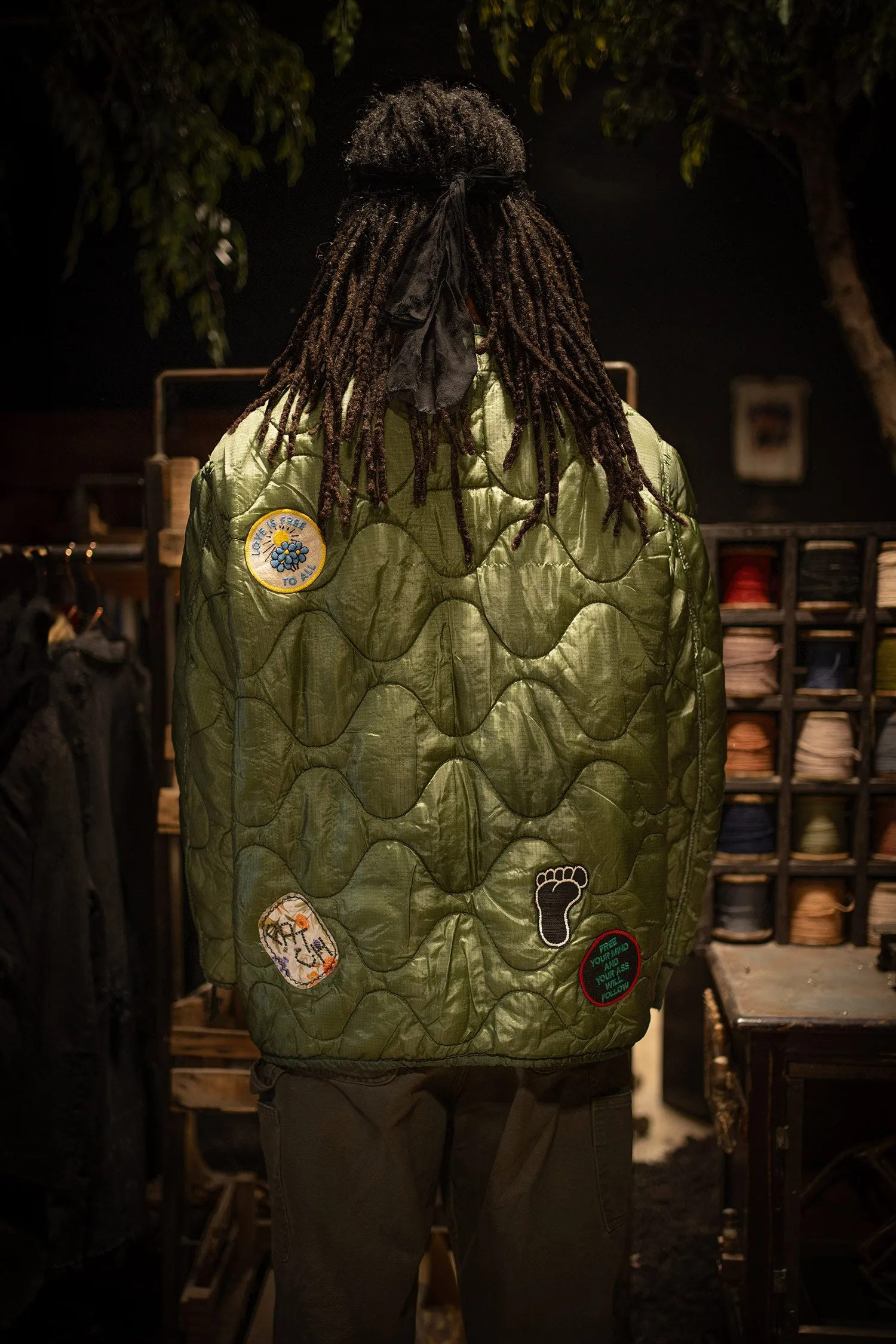 MADE WORN LOVE IS FREE LINER JACKET sold by MadeWorn product image thumbnail 4