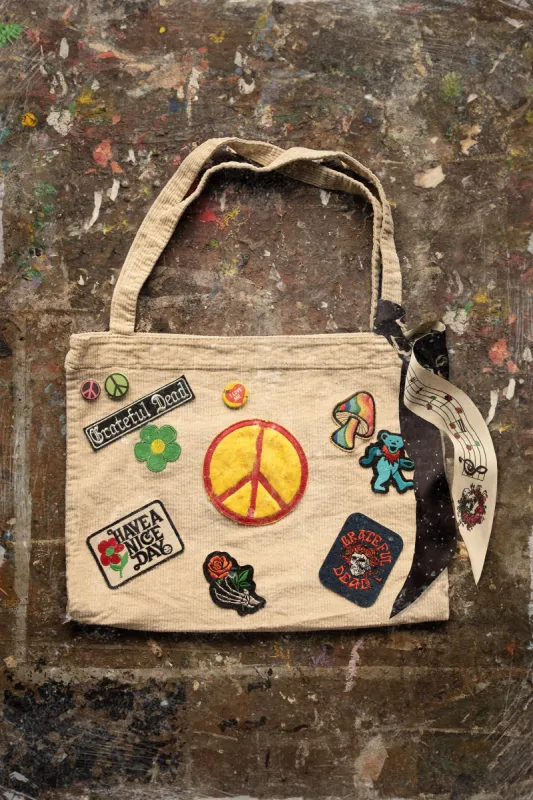 GRATEFUL DEAD CORDUROY BAG sold by MadeWorn