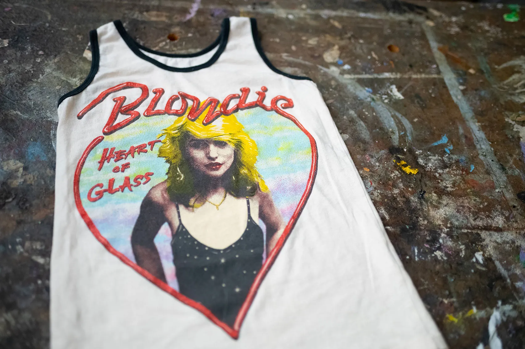 BLONDIE HEART OF GLASS TANK sold by MadeWorn product image thumbnail 3