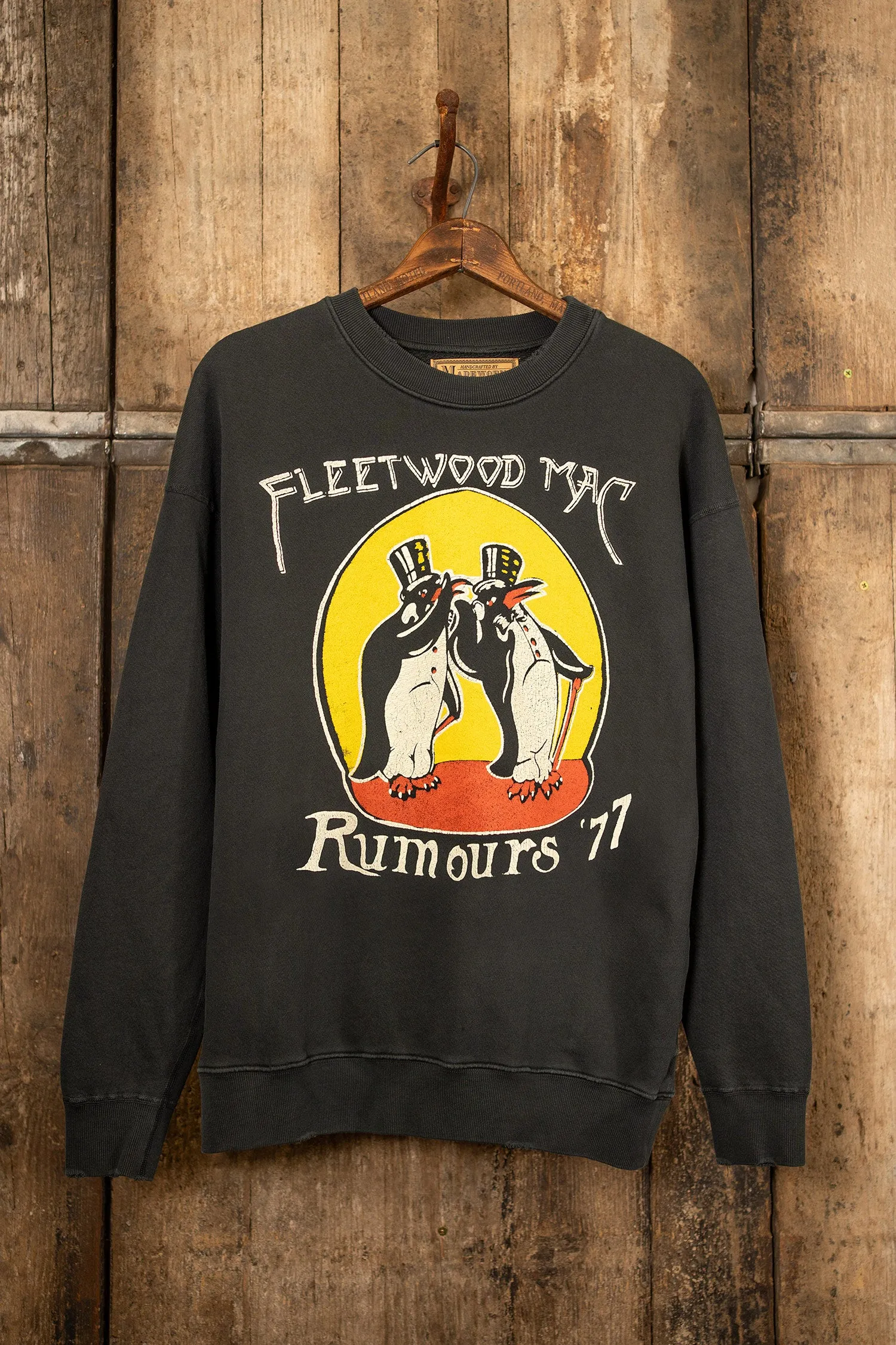 FLEETWOOD MAC RUMOURS '77 CLASSIC CREW FLEECE SWEATSHIRT sold by MadeWorn