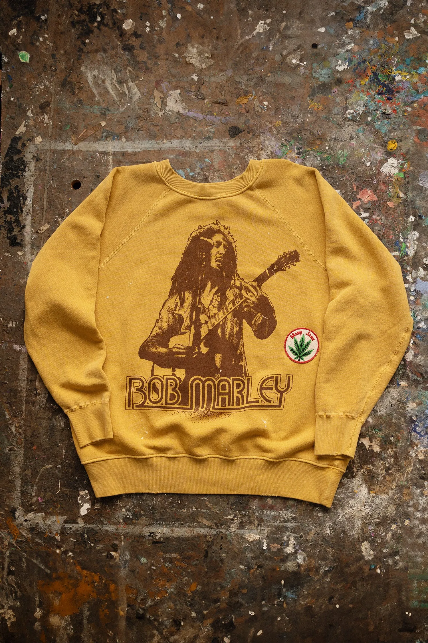 BOB MARLEY TRENCHTOWN ROCK SHRUNKEN SWEATSHIRT sold by MadeWorn
