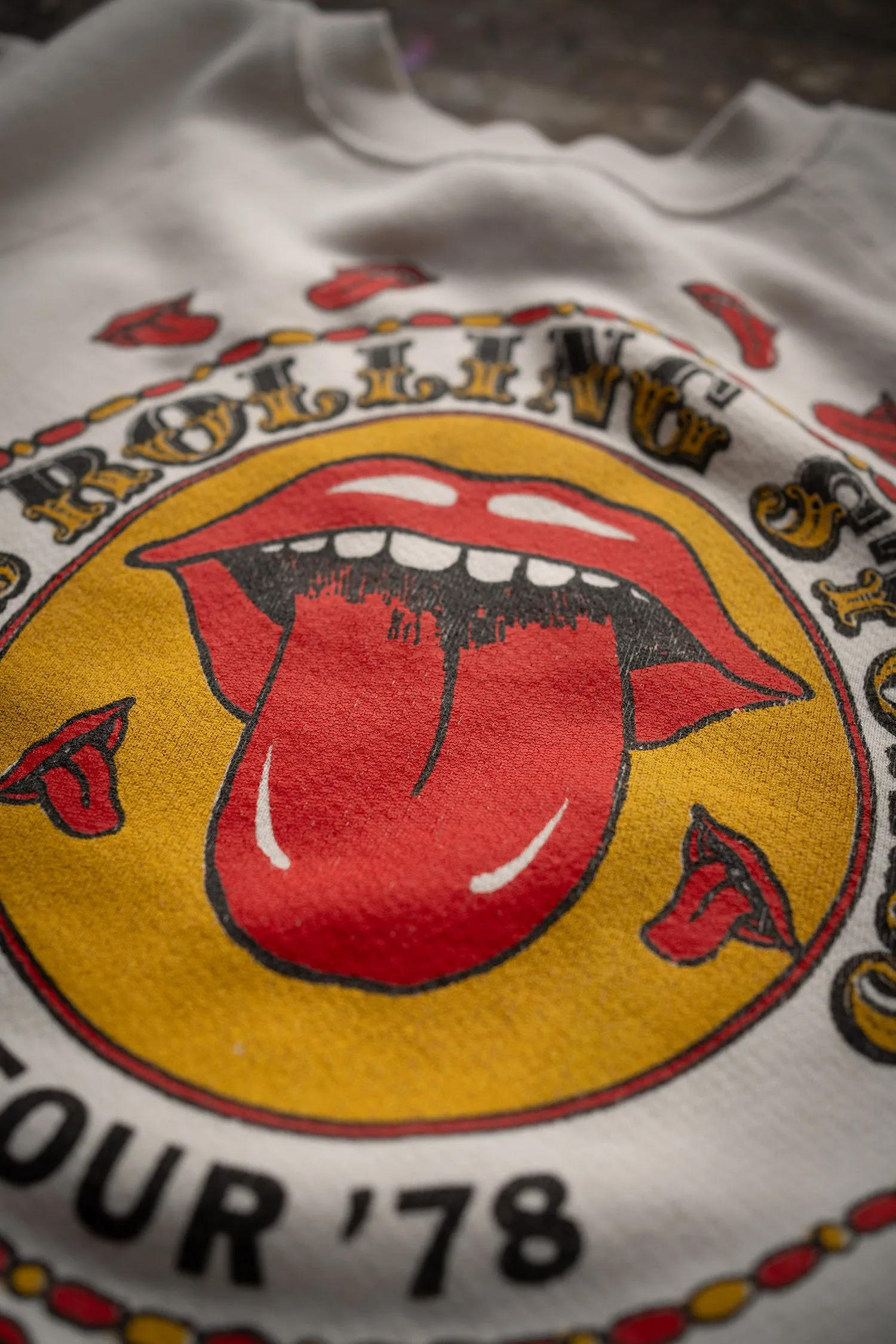 ROLLING STONES '78 TOUR CLASSIC CREW SWEATSHIRT sold by MadeWorn product image thumbnail 2