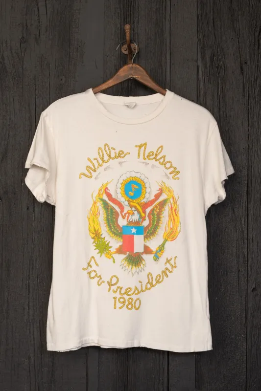 WILLIE NELSON FOR PRESIDENT 1980 sold by MadeWorn