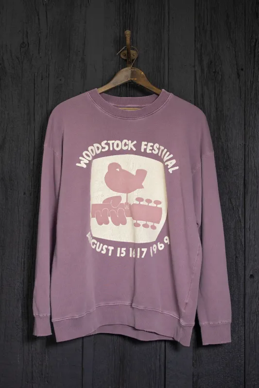 WOODSTOCK FESTIVAL CLASSIC CREW SWEATSHIRT sold by MadeWorn