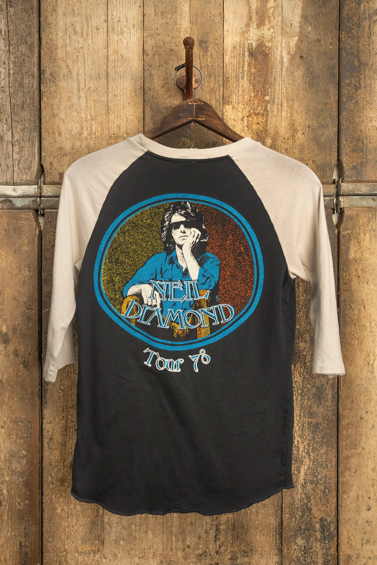 NEIL DIAMOND '78 TOUR RAGLAN sold by MadeWorn product image thumbnail 2