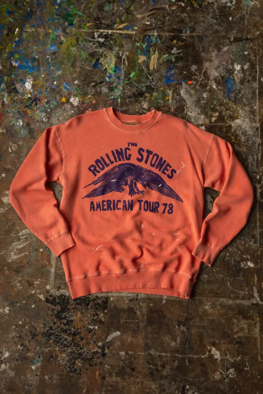 ROLLING STONES AMERICAN TOUR '78 CLASSIC CREW SWEATSHIRT sold by MadeWorn