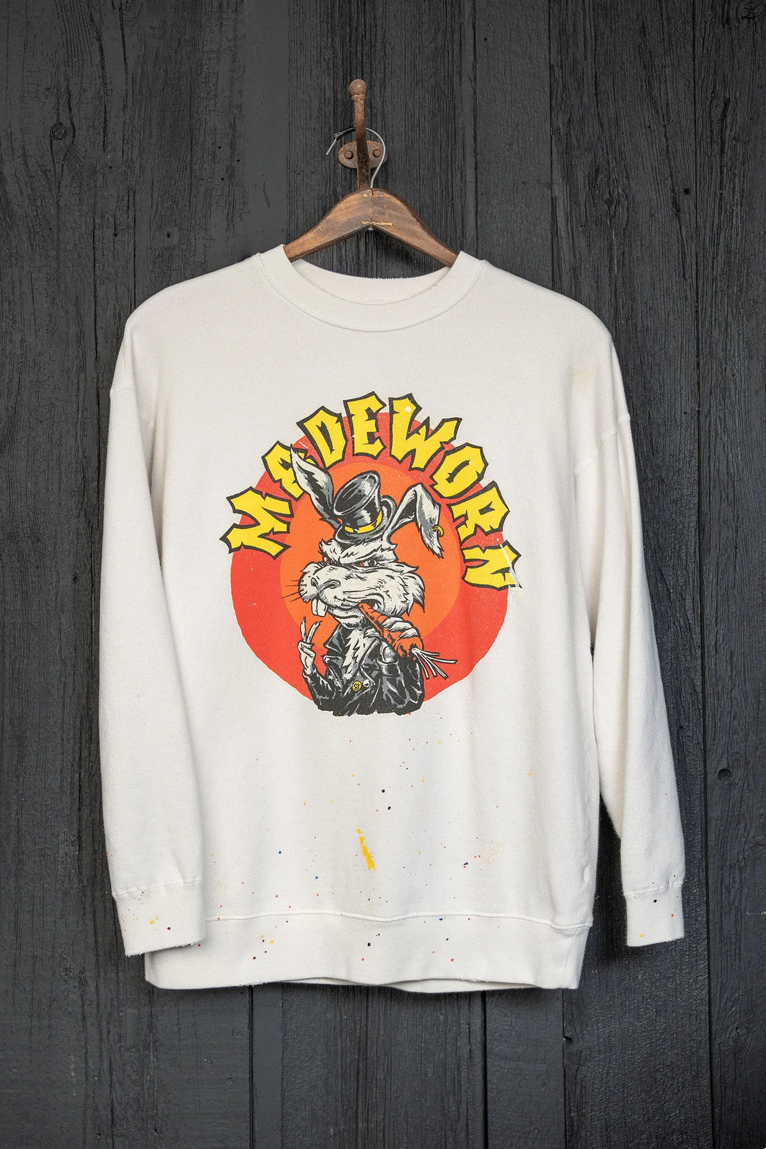 MADE WORN RAD RABBIT CLASSIC CREW SWEATSHIRT sold by MadeWorn