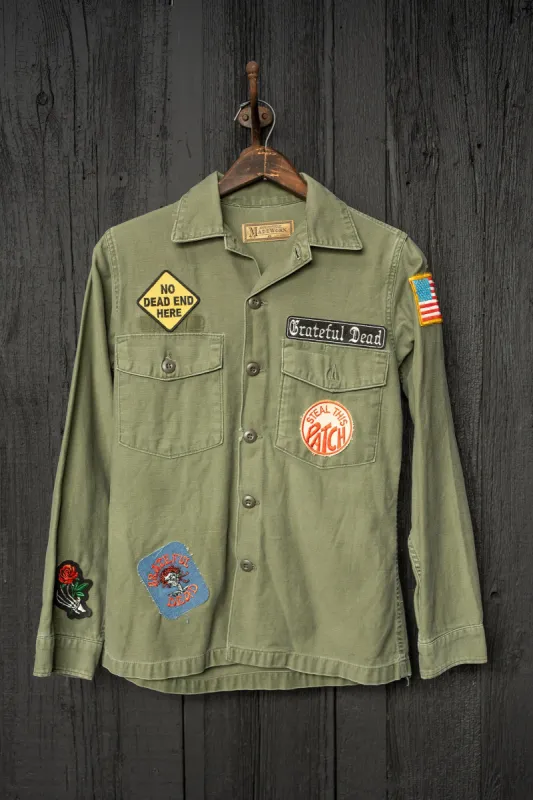 GRATEFUL DEAD MILITARY JACKET sold by MadeWorn