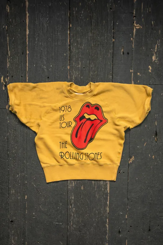 ROLLING STONES 1978 U.S. TOUR SHORT SLEEVE SWEATSHIRT sold by MadeWorn