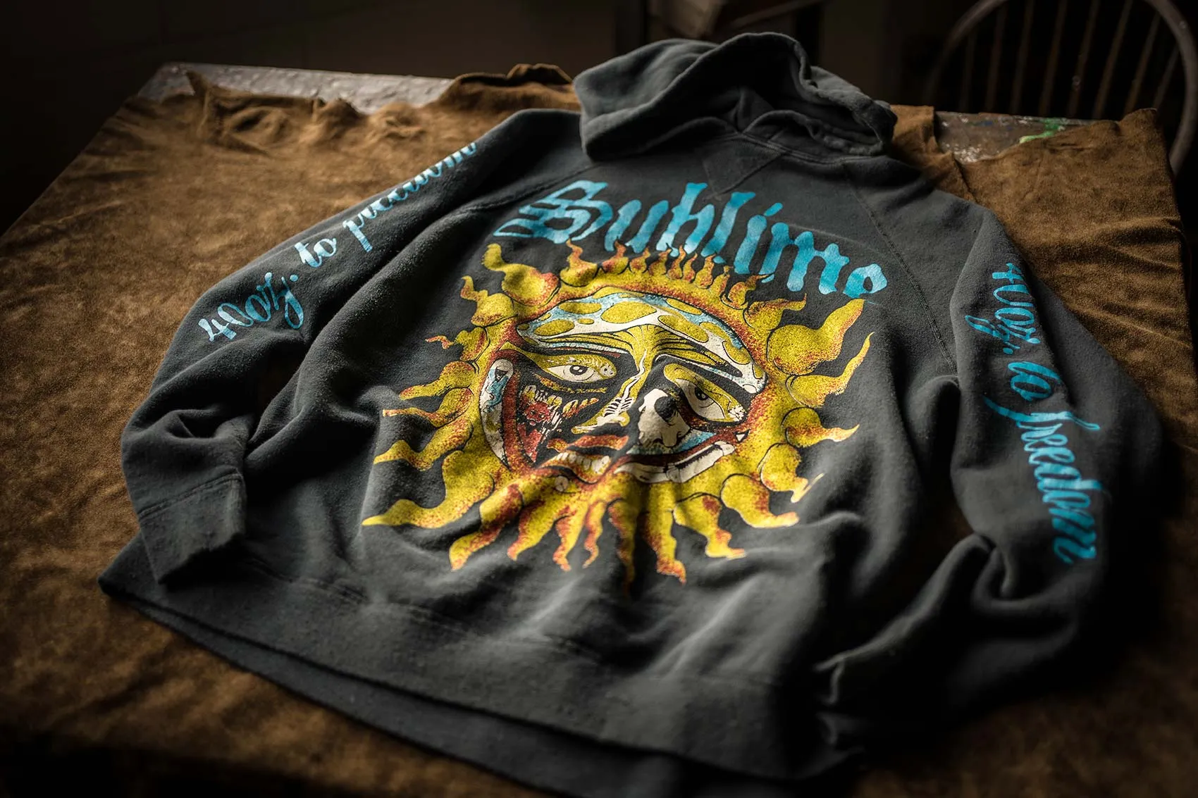 SUBLIME 40 OZ. TO FREEDOM OVERSIZED HOODED SWEATSHIRT sold by MadeWorn product image thumbnail 3