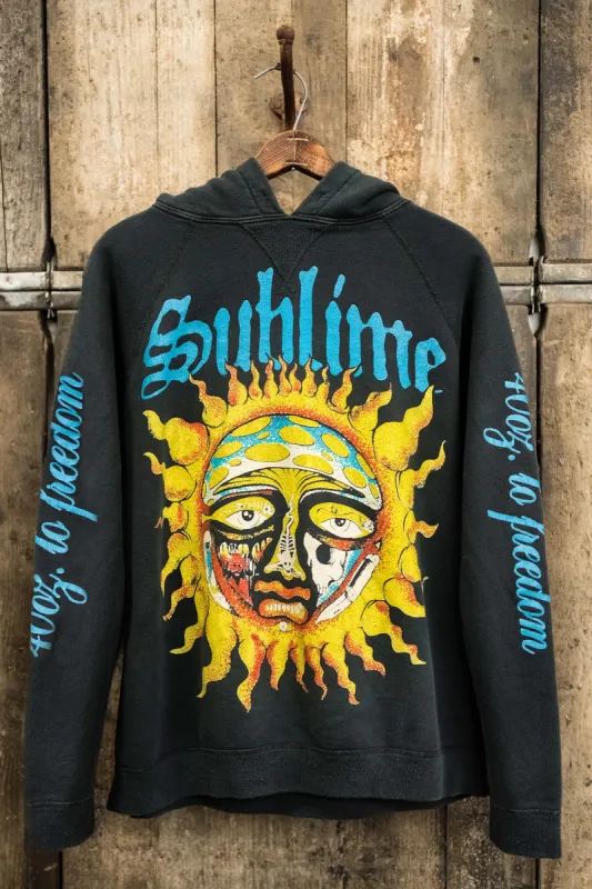 SUBLIME 40 OZ. TO FREEDOM OVERSIZED HOODED SWEATSHIRT sold by MadeWorn