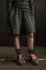 MADE WORN OVERSIZED SWEATSHORTS LAGOON sold by MadeWorn
