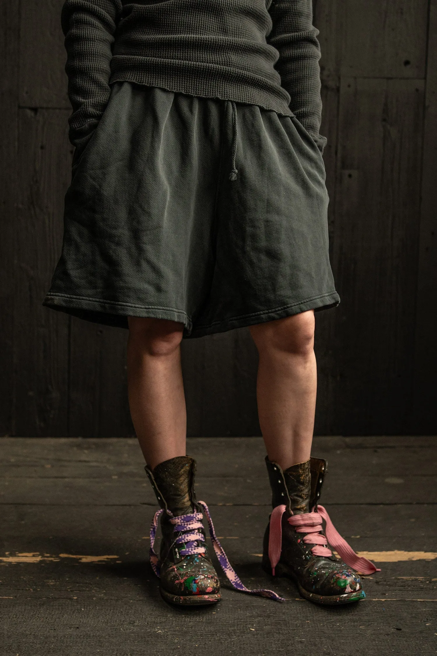 MADE WORN OVERSIZED SWEATSHORTS LAGOON sold by MadeWorn product image thumbnail 5