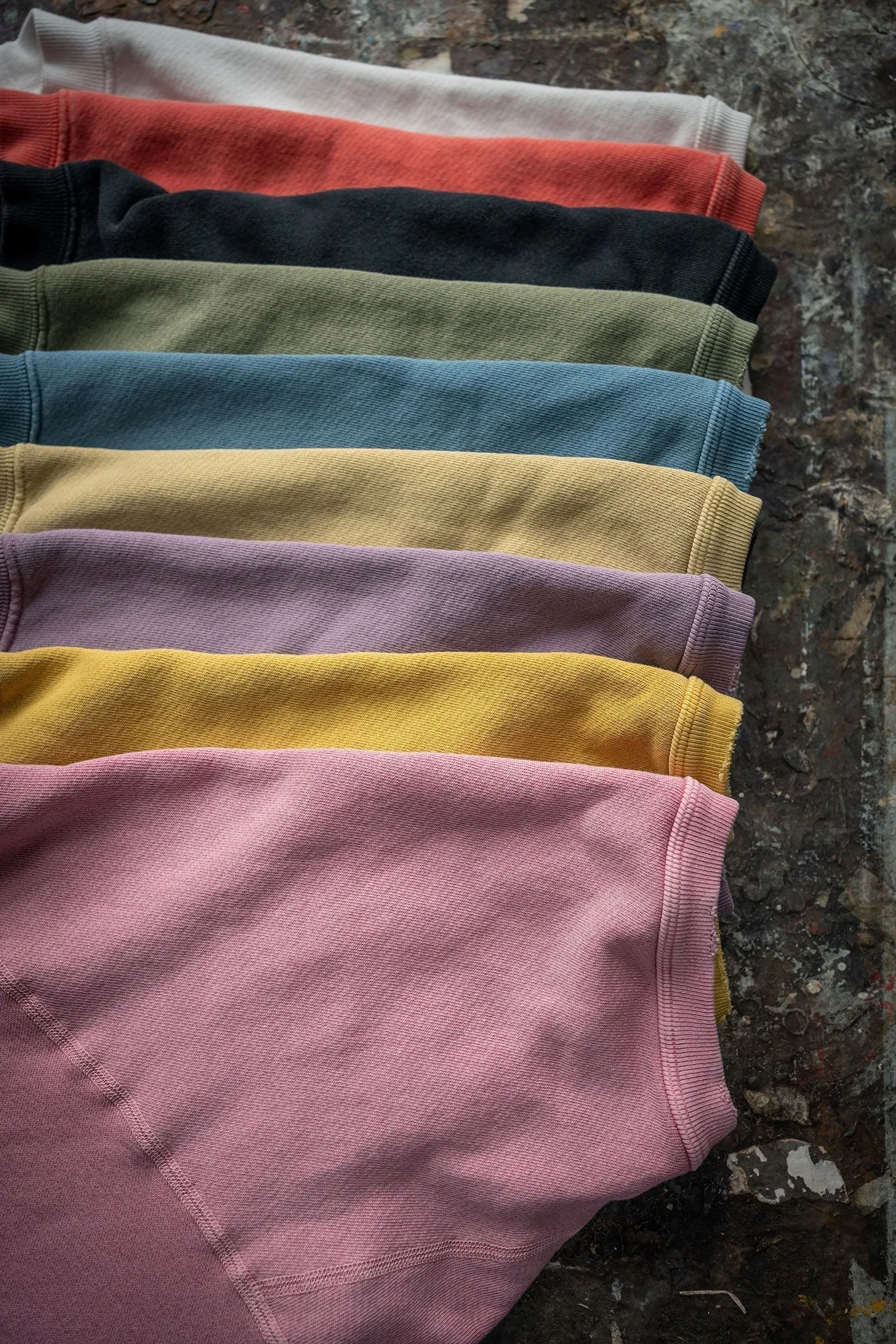 MADE WORN SHORT SLEEVE SWEATSHIRT STEEL sold by MadeWorn product image thumbnail 2